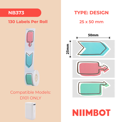 NB373 - NIIMBOT - D101 KUPHELA - R25*50 - 130 AMALEBHU NGOKUQONGA NGAMUNYE - BUKA LAPHA UKWENZIWA
