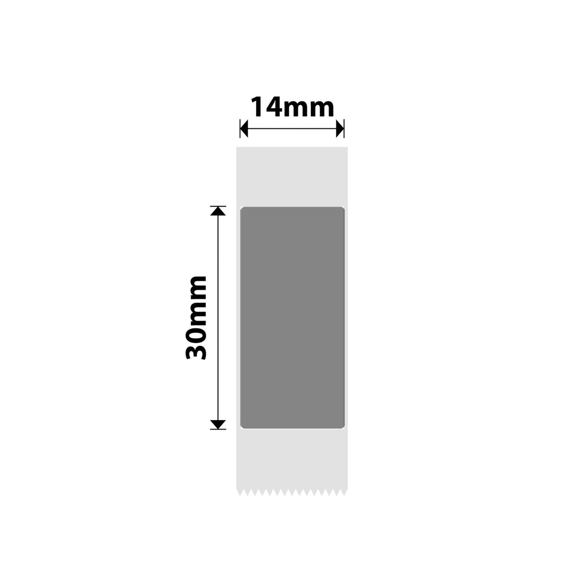 NIIMBOT - N1 - 14x30mm - Silver - 210 Labels