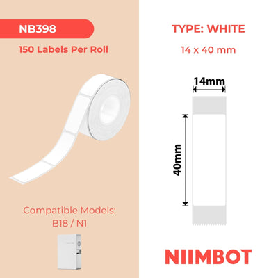 NB398 - NIIMBOT - B18 - EW14*40mm - 150 AMALEBHU NGOKUQONGA NGAMUNYE - UKWENZIWA OMHLOPHE