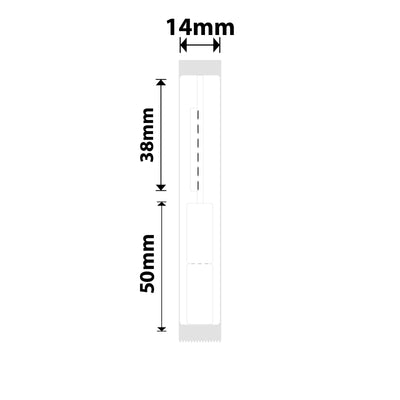 NB412 - NIIMBOT - B18 - EL14*88mm - 75 ETIKETTE PER ROL - WIT JUWELE-ONTWERP
