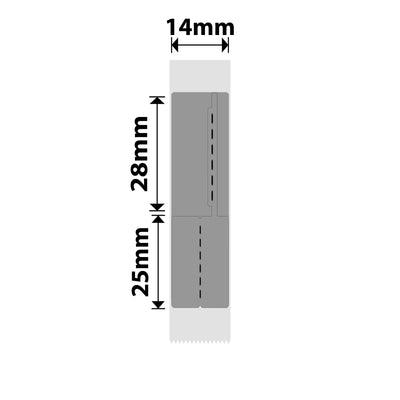 I-NB413 - NIIMBOT - B18 - EY14*53mm - 130 AMALEBULA NGOKUGQIBELA NGAMUNYE - IDIYINI YOMBALA OMNYAMA YESILVER WOBUCHWEPHESHE