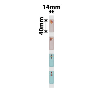 NB419 - Niimbot - N1 - 14x40mm - 150 Child Travelling Labels