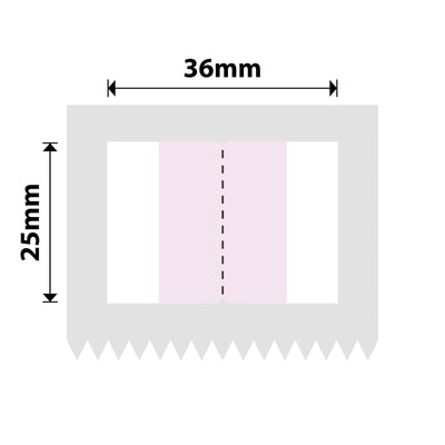 NIIMBOT - B Range - 36x25mm - Pink Index Sticker - 260 Labels