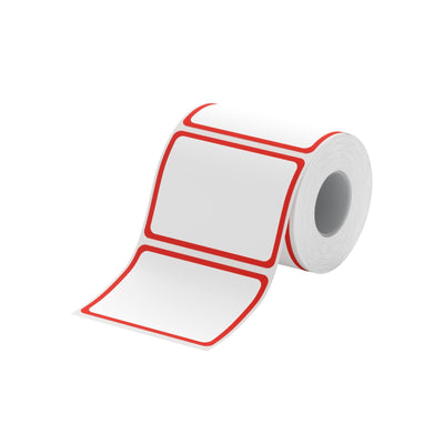 NB444 - NIIMBOT - B1 / B21 / B3S - 40*30MM - 230 THERMALS LABELS - RED FRAME DESIGN 