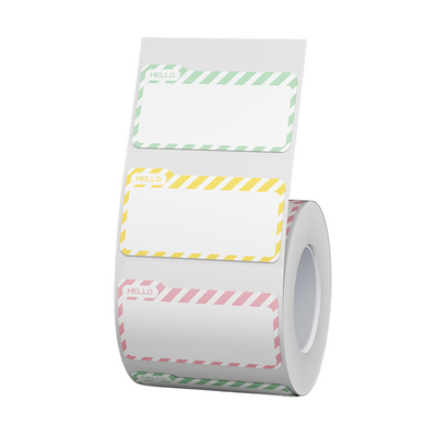 NIIMBOT - B Range - 40x21.5mm - Hello Name Tag Multi-Colour - 300 Labels