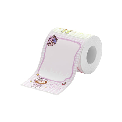 NB469 - NIIMBOT - B1 / B21 / B3S - 50*80MM - 95 TERMIESE ETIKETTE (VEELKLEURIG) - FRUITY GIRL ONTWERP 