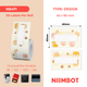 NB471 - Niimbot - B1 / B21 / B3S / B4 - 40x60mm - 115 Yellow Lemon Labels