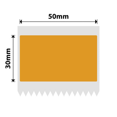 NB494 - NIIMBOT - B1 / B21 / B3S - T50*30MM - 230 TERMIESE ETIKETTE - BEVRORE LEMOEN 