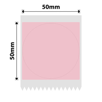 NB515 - NIIMBOT - B1 / B21 / B3S - R50*50MM - 150 LABELS PER ROLL - ROUND - PINK