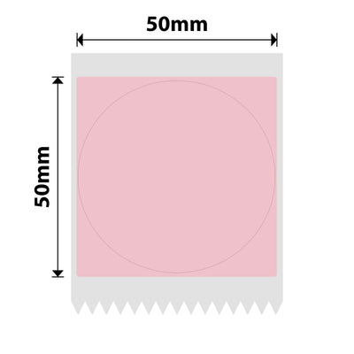 NB515 - NIIMBOT - B1 / B21 / B3S - R50*50MM - 150 ETIKETTE PER ROL - ROND - PIENK