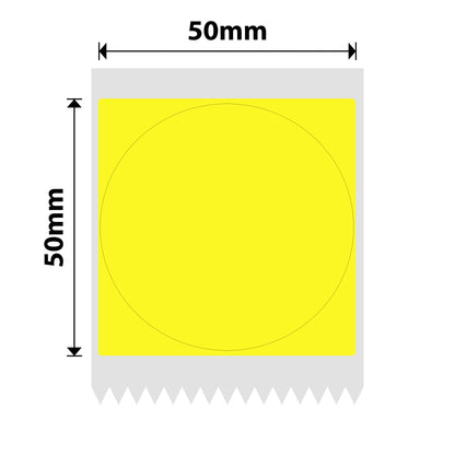 NB516 - NIIMBOT - B1 / B21 / B3S - R50*50MM - 150 AMALEBO NGOKUQONGA NGAMUNYE - UMULUNGU - OYELLOW 
