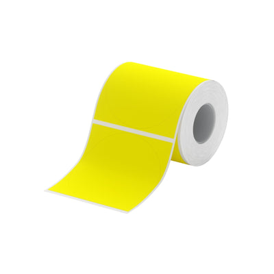 NIIMBOT - B Range - 50x50mm - Yellow Round - 150 Labels