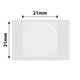 NB522 - NIIMBOT - B1 / B21 / B3S / B4 - 21X21MM - 305 TRANSPARENT ROUND LABELS
