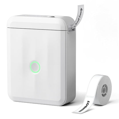 NIIMBOT - D110_M - PORTABLE BLUETOOTH LABEL PRINTER INCLUDING FREE LABEL ROLL (12*40MM - WHITE)