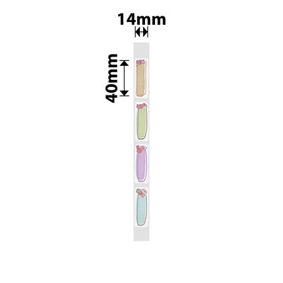 NB529 - NIIMBOT - B18 / N1 - 14X40MM - 60 CUTE BUNNY IRON ON LABELS