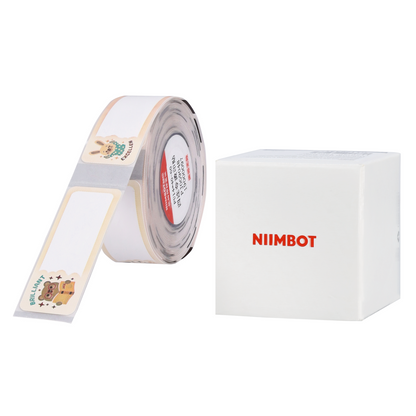NB530 - NIIMBOT - B18 - PU14*40mm - 60 LABELS PER ROLL - IRON ON LABEL - INSPIRING ANIMALS