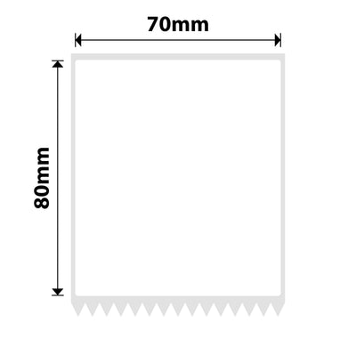 NB549 - NIIMBOT - K3 ONLY - 70X80MM - 360 WHITE LABELS
