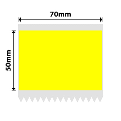 NB551 - NIIMBOT - K2 / K3 - T70X50MM - 560 LABELS PER ROLL - YELLOW