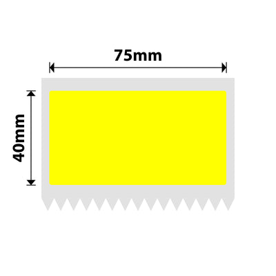 NB552 - NIIMBOT - K3 ONLY - 75X40MM - 690 YELLOW LABELS