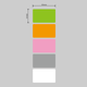 NB562 - Niimbot - K3 - 50x30mm - 965 Colourful A Labels