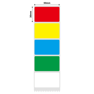 NIIMBOT - K3 Only - 50x30mm - Colourful B - Rgb - 965 Labels