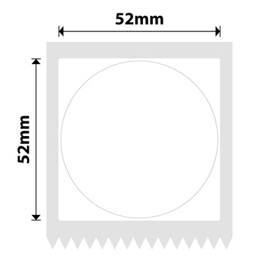 NB564 - NIIMBOT - K3 ONLY - 52X52MM - 580 WHITE ROUND LABELS
