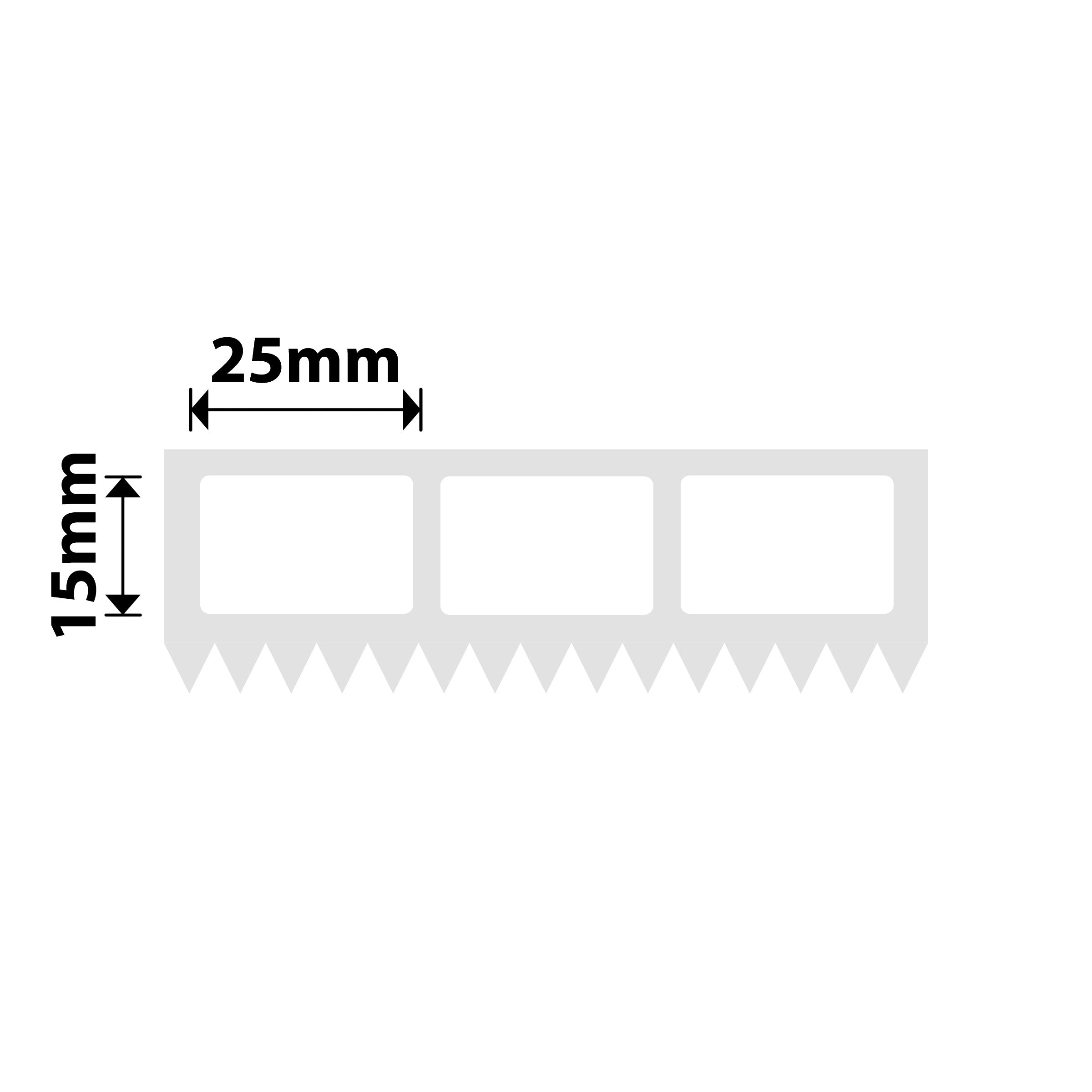NB569 - NIIMBOT - K2 / K3 - T25X15MM/3L - 4,800 LABELS PER ROLL - WHITE