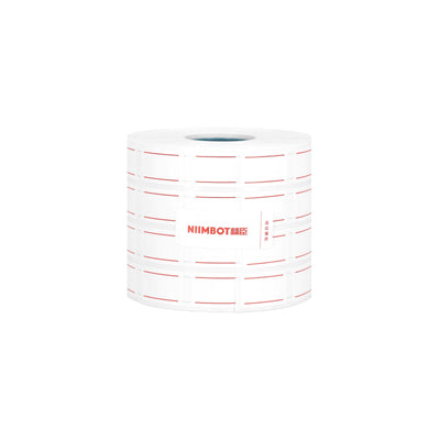 NIIMBOT - K3 Only - 14x22mm/4L - Red Double Line - 4,800 Labels