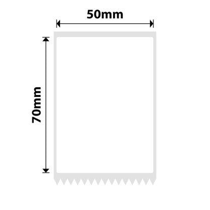 NB593 - NIIMBOT - M2 / M3 - EW50X70MM - 100 THERMAL TRANSFER LABELS - WHITE - RECTANGLE PET