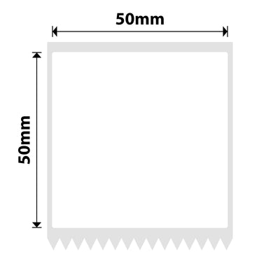 NB597 - NIIMBOT - M2 / M3 - 50X50MM - 150 WHITE PET LABELS
