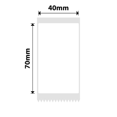 NB614 - NIIMBOT - B1 / B21 / B3S / B4 - 40X70MM - 110 WHITE LABELS