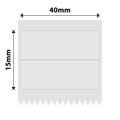 NB615 - NIIMBOT - B1 / B21 / B3S - TT40*15MM/2R - 460 LABELS PER ROLL - TRANSPARENT