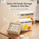 NB616 / NB617 - Niimbot - D11 / D101 / D110 / H1S - Tag Master Home Use Label Set - 9 Assorted Rolls - Total 660 Labels
