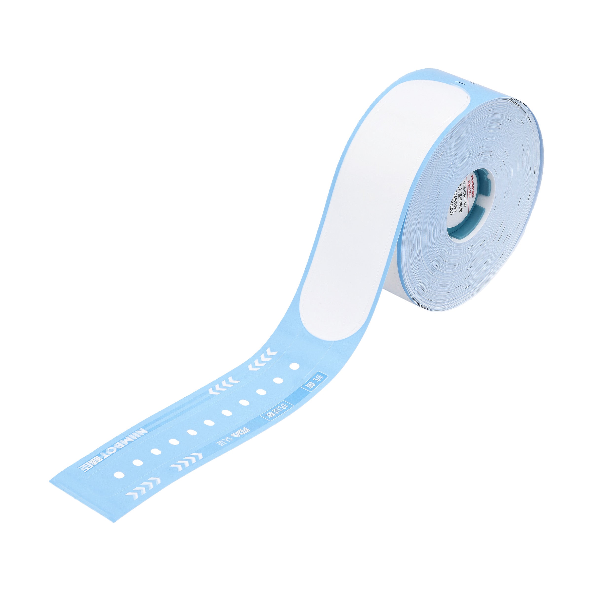 NB619 - NIIMBOT - K2 / K3 - TS35X260MM - 100 WRISTBANDS PER ROLL - BLUE - ADULT WRISTBAND