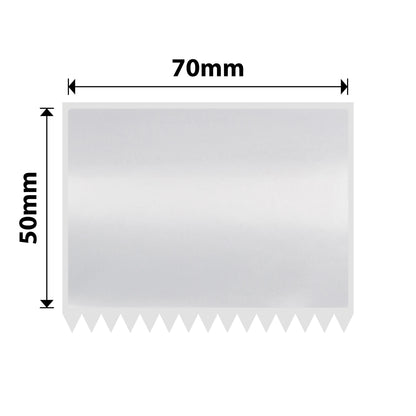 NB620 - NIIMBOT - M3 ONLY - ES70X50MM - 150 THERMAL TRANSFER LABELS - SILVER - RECTANGLE