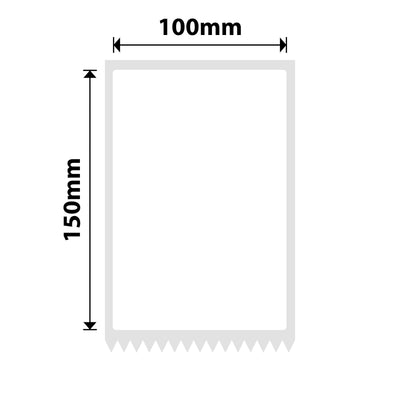 NB626 - NIIMBOT - B4 ONLY - 100X150MM - 50 WHITE LABELS