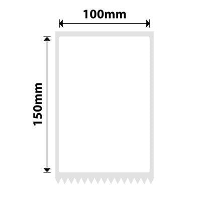 NB626 - NIIMBOT - B4 ONLY - T100X150MM - 50 LABELS - WHITE