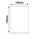 NB626 - NIIMBOT - B4 ONLY - T100X150MM - 50 LABELS - WHITE