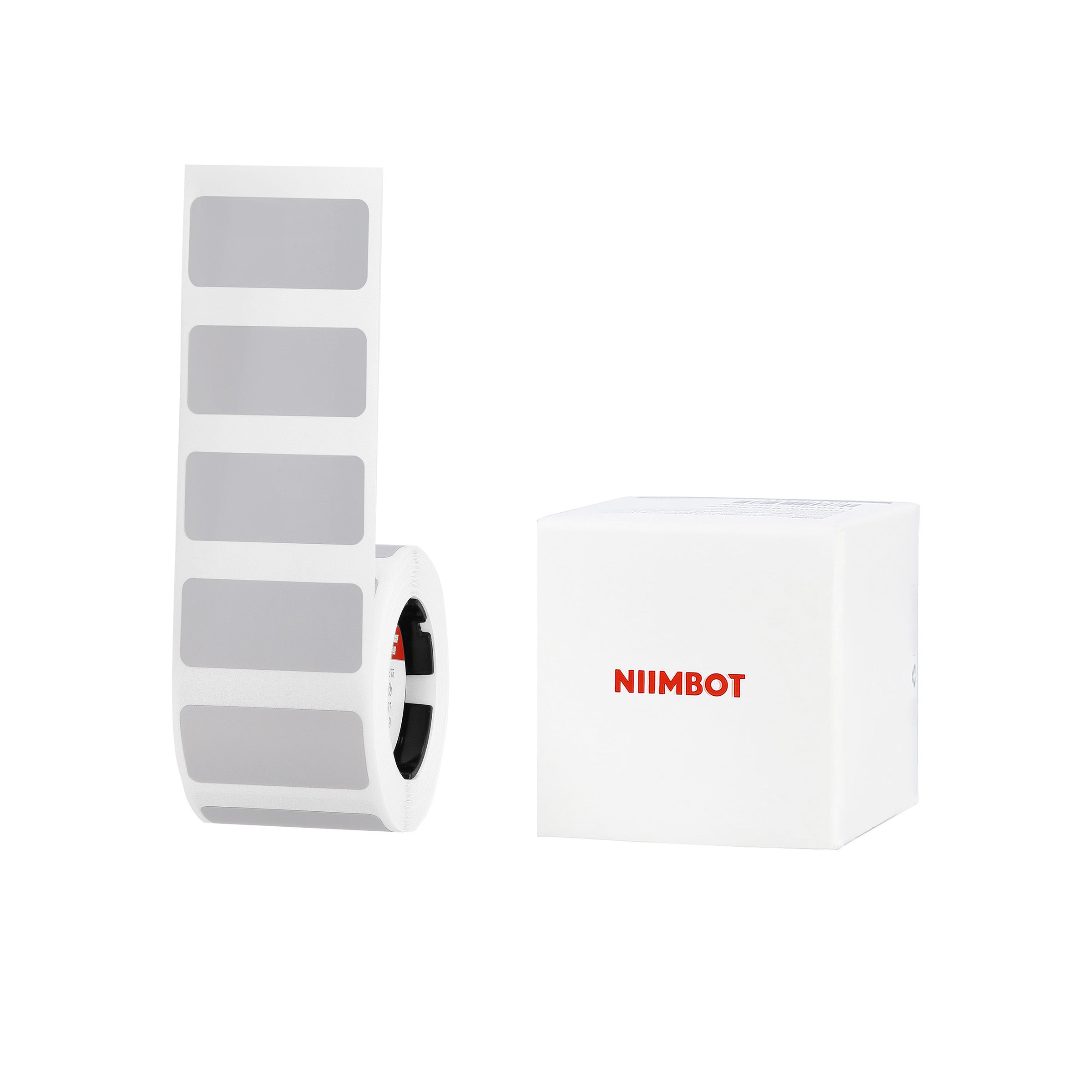 NB628 - NIIMBOT - M2_H / M3 - ES30X14 - 375 LABELS - MATTE SILVER ANTI - COUNTERFEITING