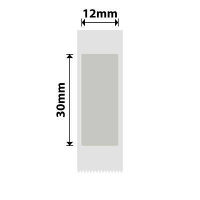 NB630 - NIIMBOT - N1 / B18 - 12X30MM - 165 MATTE SILVER ANTI-COUNTERFEITING LABELS