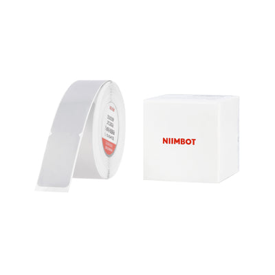 NB631 - NIIMBOT - N1 / B18 - 14X50MM+38 - 75 MATTE SILVER ANTI-COUNTERFEITING JEWELLERY LABELS