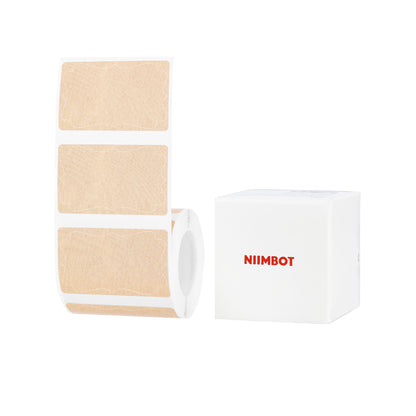 NB632 - NIIMBOT - B1_PRO / B21_PRO - T50X30 - 230 LABELS - RED AND BLACK KRAFT PAPER SHAPED