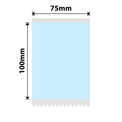 NB633 - NIIMBOT - B3S / B4 ONLY - 75X100MM - 75 BABY BLUE LABELS