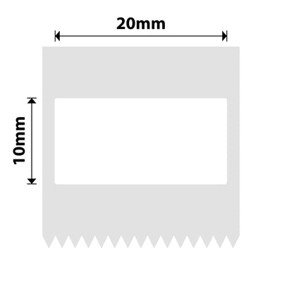 NB635 - Niimbot - M2 / M3 - 20x10mm - 500 White Labels
