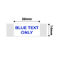 NB641 - NIIMBOT - D11 / D101 / D110 / H1S - T14X30 - 195 LABELS PER ROLL - WHITE - BLUE TEXT ONLY - RECTANGLE