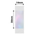 NB643 - NIIMBOT - D11 / D101 / D110 / H1S - TT14X30 - 195 LABELS PER ROLL - COLORFUL BLUE TRANSPARENT - RECTANGLE