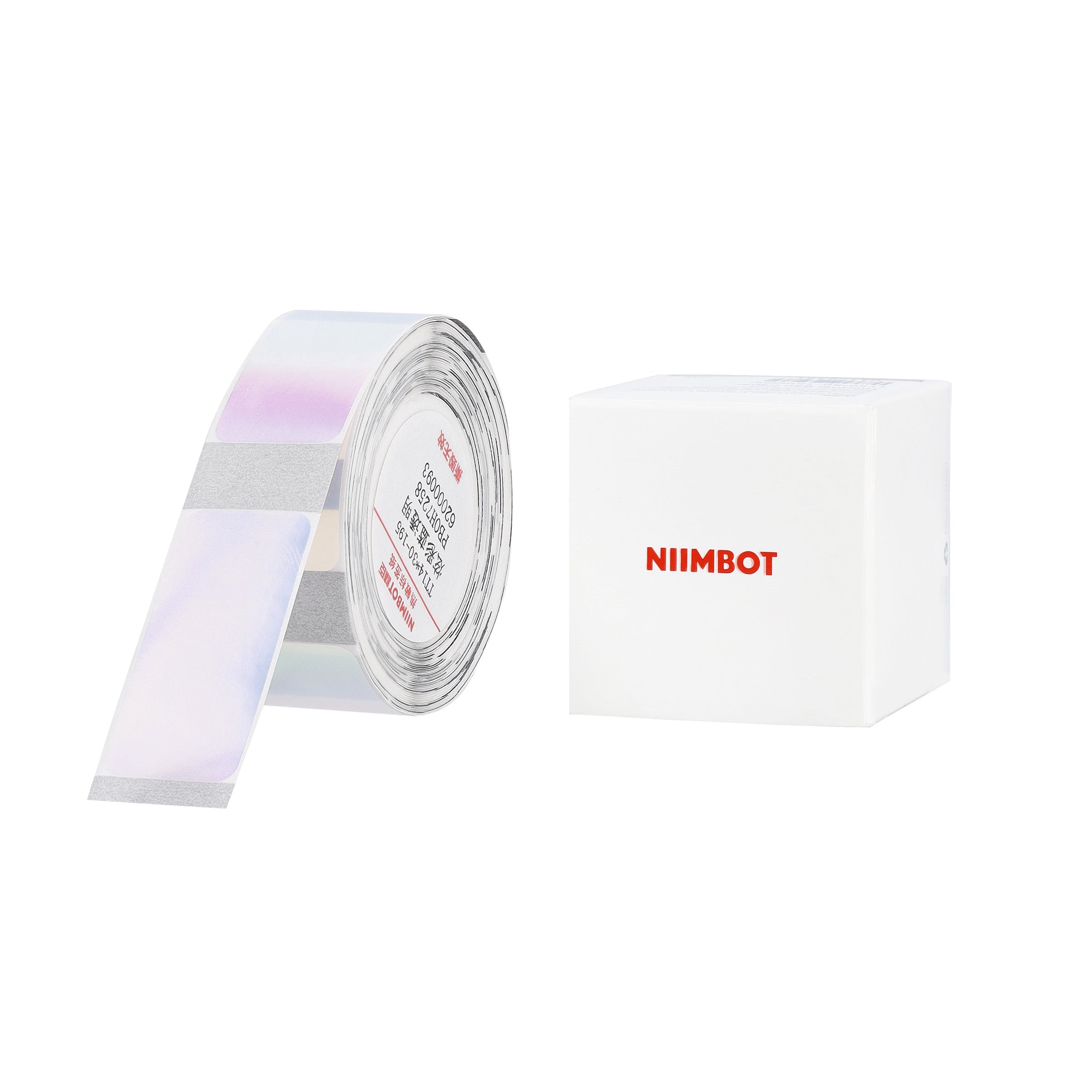 NB643 - NIIMBOT - D11 / D101 / D110 / H1S - TT14X30 - 195 LABELS PER ROLL - COLORFUL BLUE TRANSPARENT - RECTANGLE