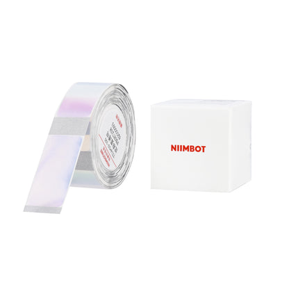 NB643 - NIIMBOT - D11 / D101 / D110 / H1S - TT14X30 - 195 LABELS PER ROLL - COLORFUL BLUE TRANSPARENT - RECTANGLE