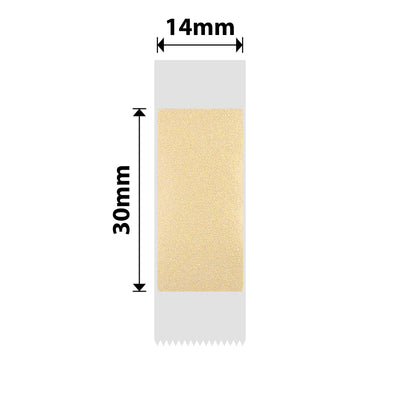 NB645 - NIIMBOT - D11 / D101 / D110 / H1S - 14X30MM - 195 GOLD TRANSPARENT LABELS
