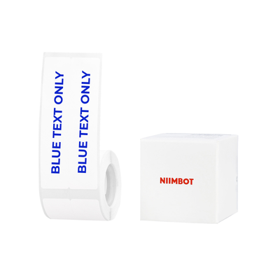 NB648 - NIIMBOT - B1 / B21 / B3S / B4 - 20X90/2L - 170 WHITE BLUE TEXT ONLY LABELS
